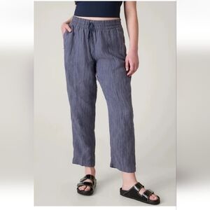 Athleta Blue Jogger Sweatpants with Elastic Waistband